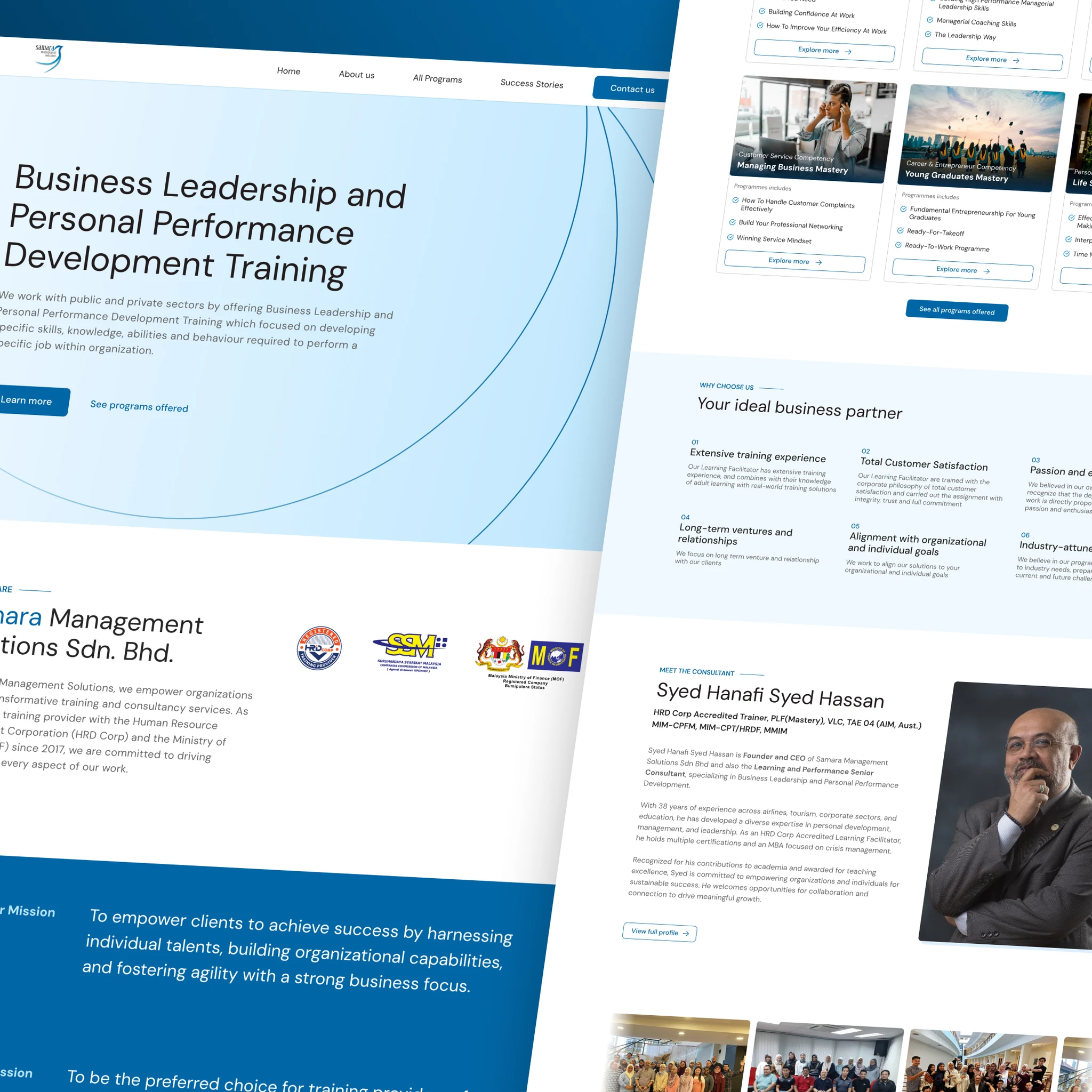 Samara Management Solutions — training & consultancy